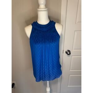 MAEVE BY ANTHROPOLOGIE Size 6 Blouse Tank Top Blue